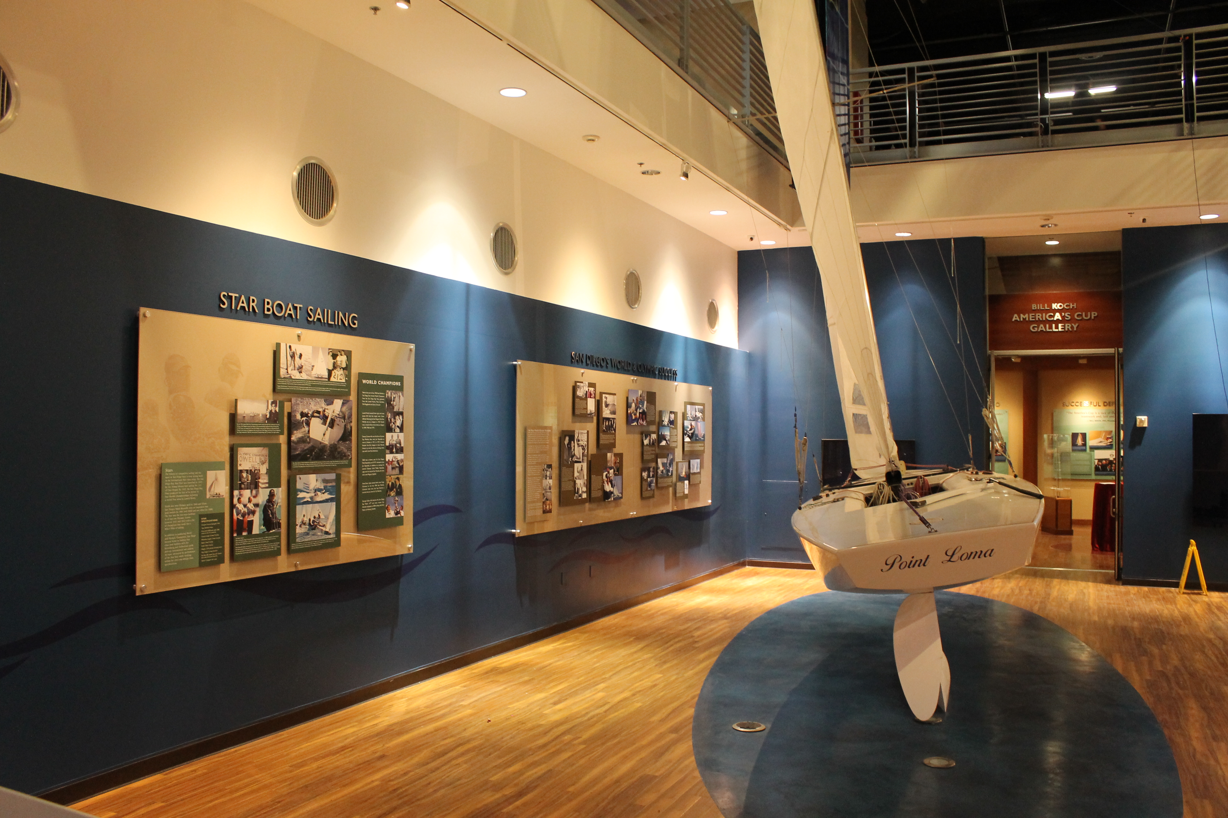 Theater Foyer & Sailing Exhibit
